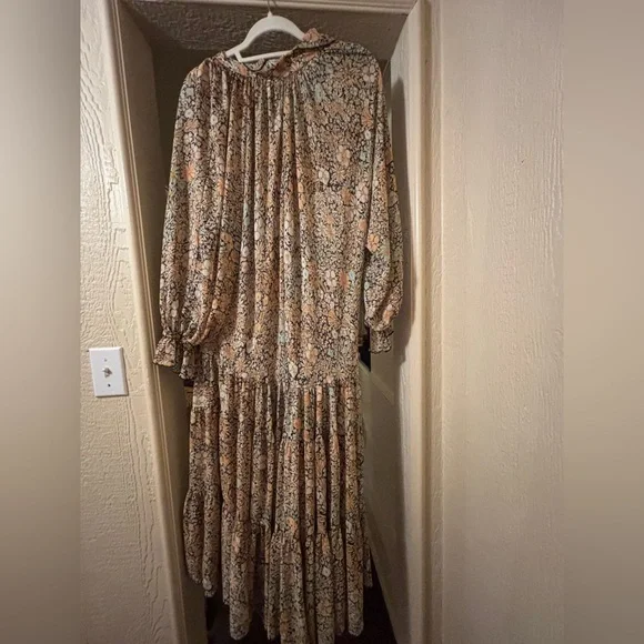 Free People Multicolor Floral Long Sleeve Dress - Picture 7 of 8